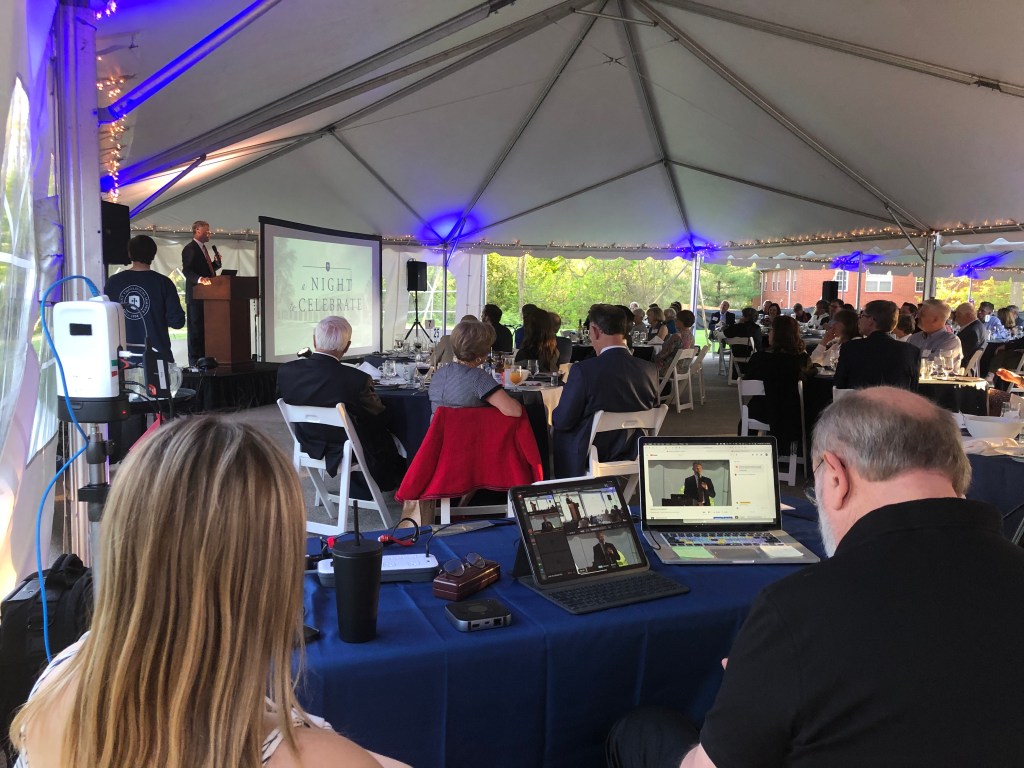 Live Event webcasting and recording for large outdoors venue